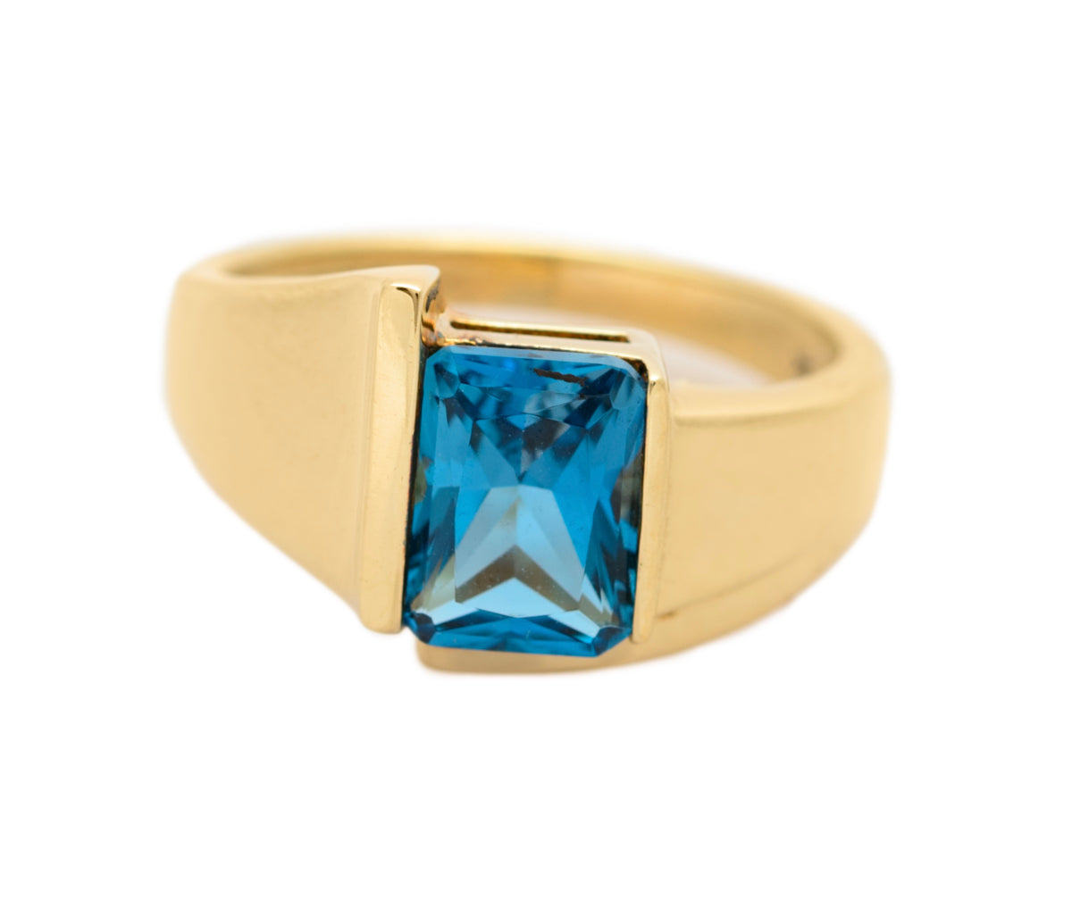 Qvc blue topaz rings sale