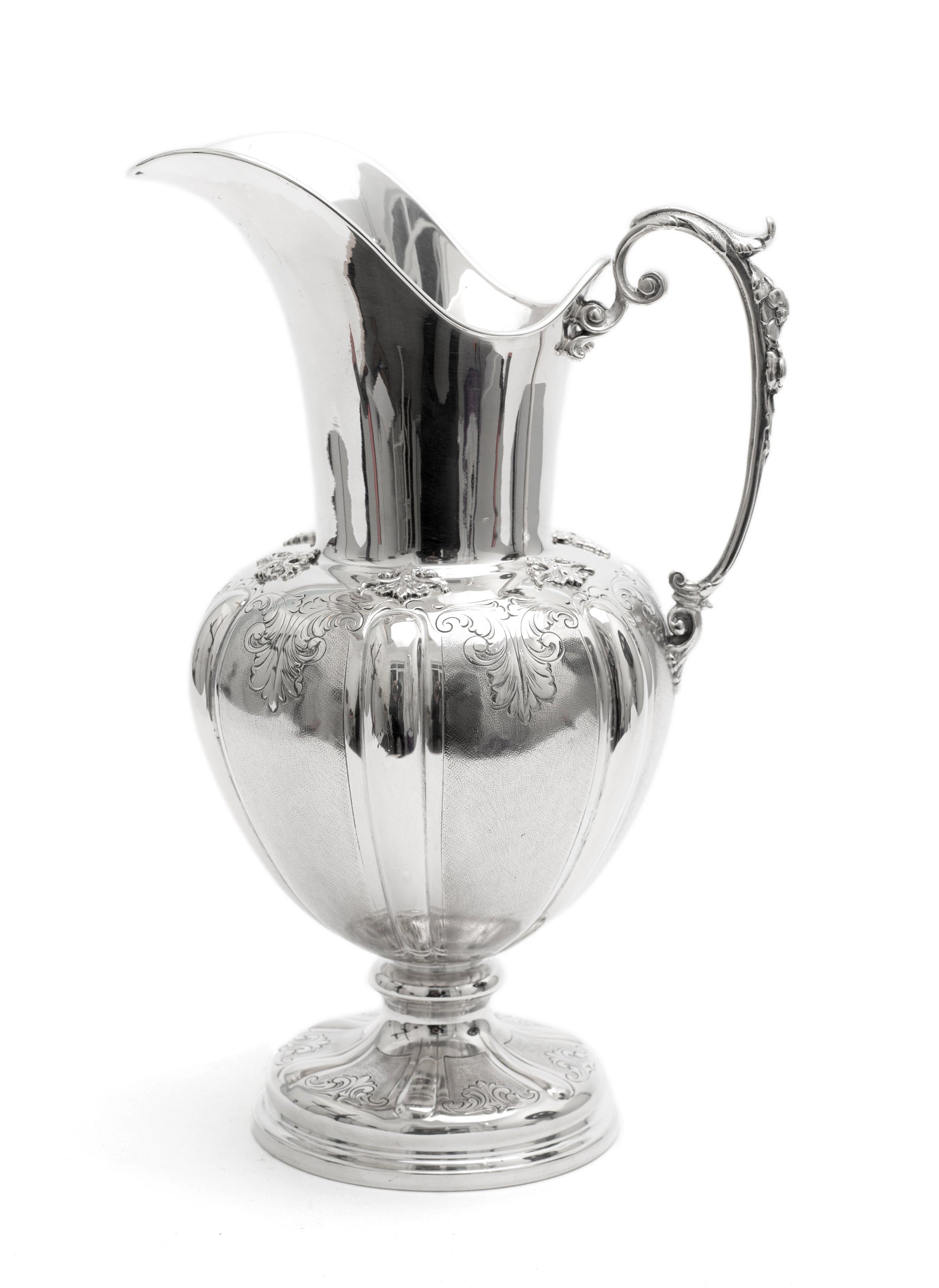 Thermal jug Vie in silver plated - handmade in Italy in our Zanetto workshop