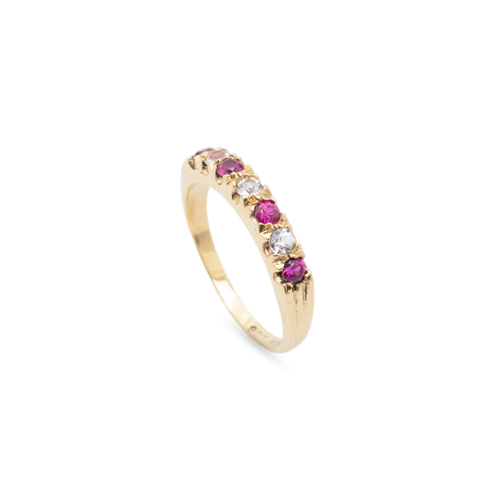 9ct gold deals ruby eternity ring