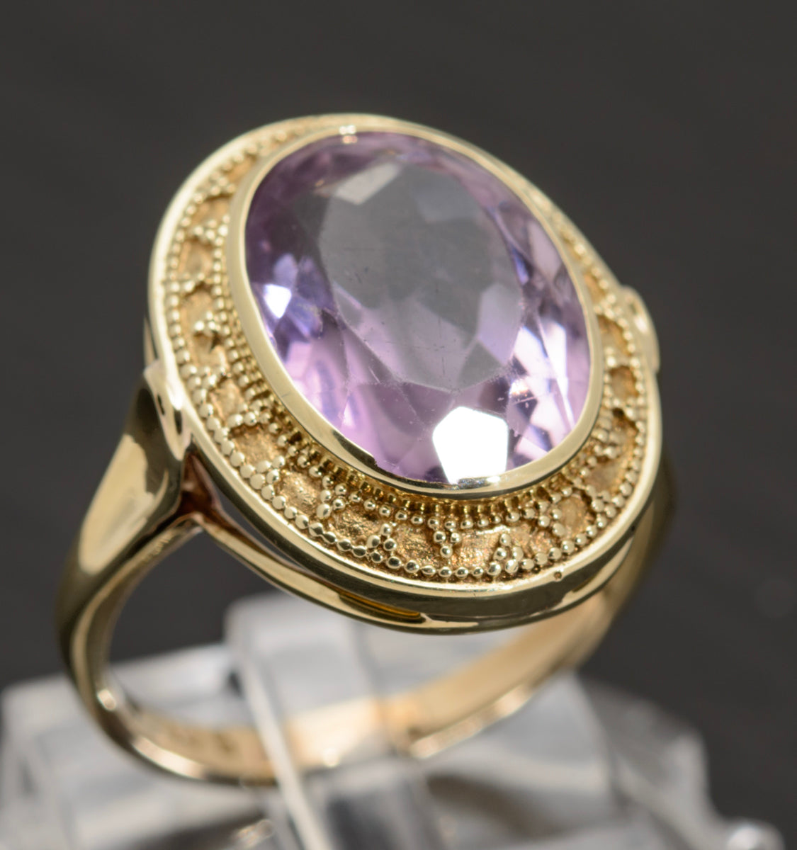 Amethyst sales dress ring