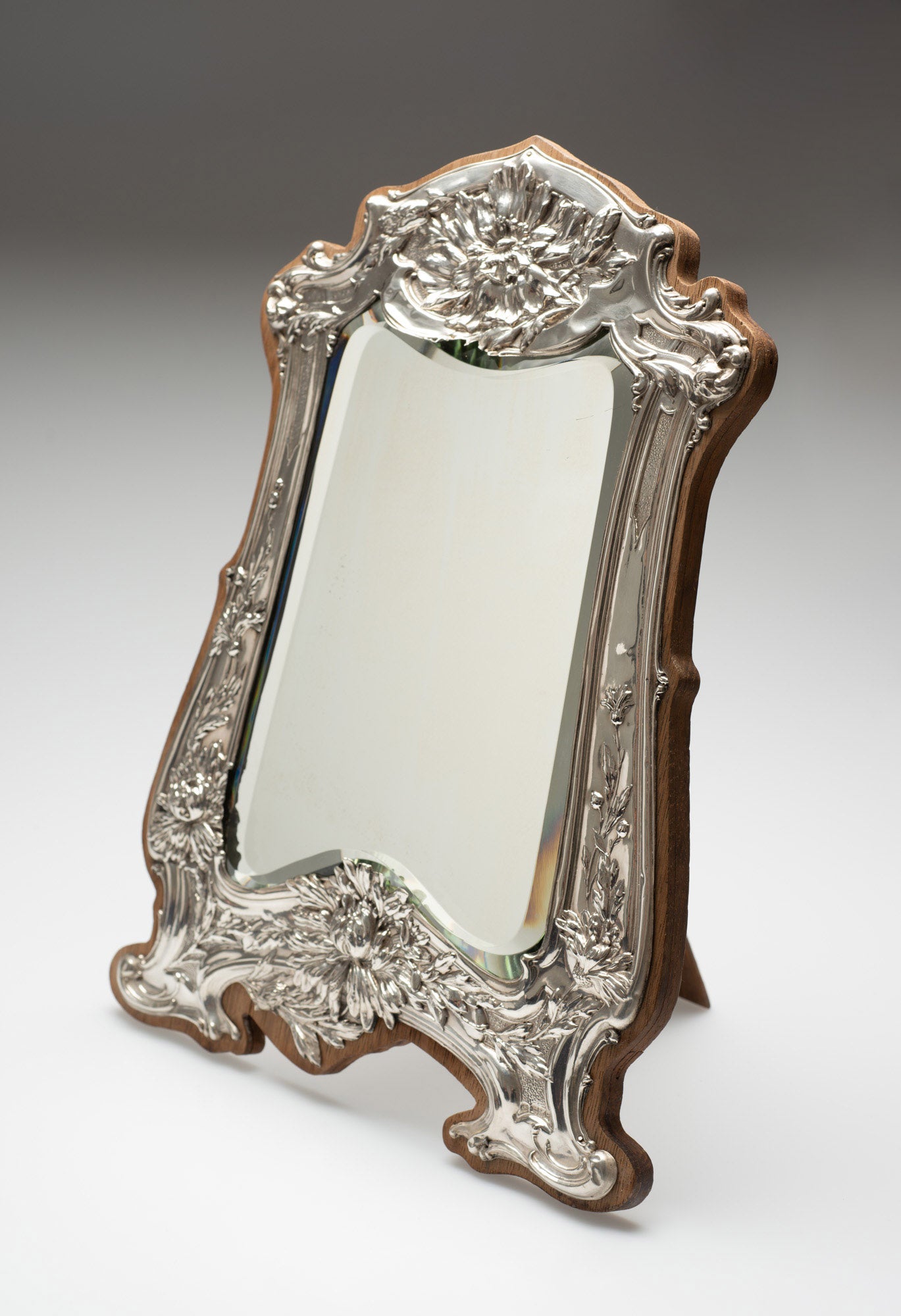 Silver table outlet mirror