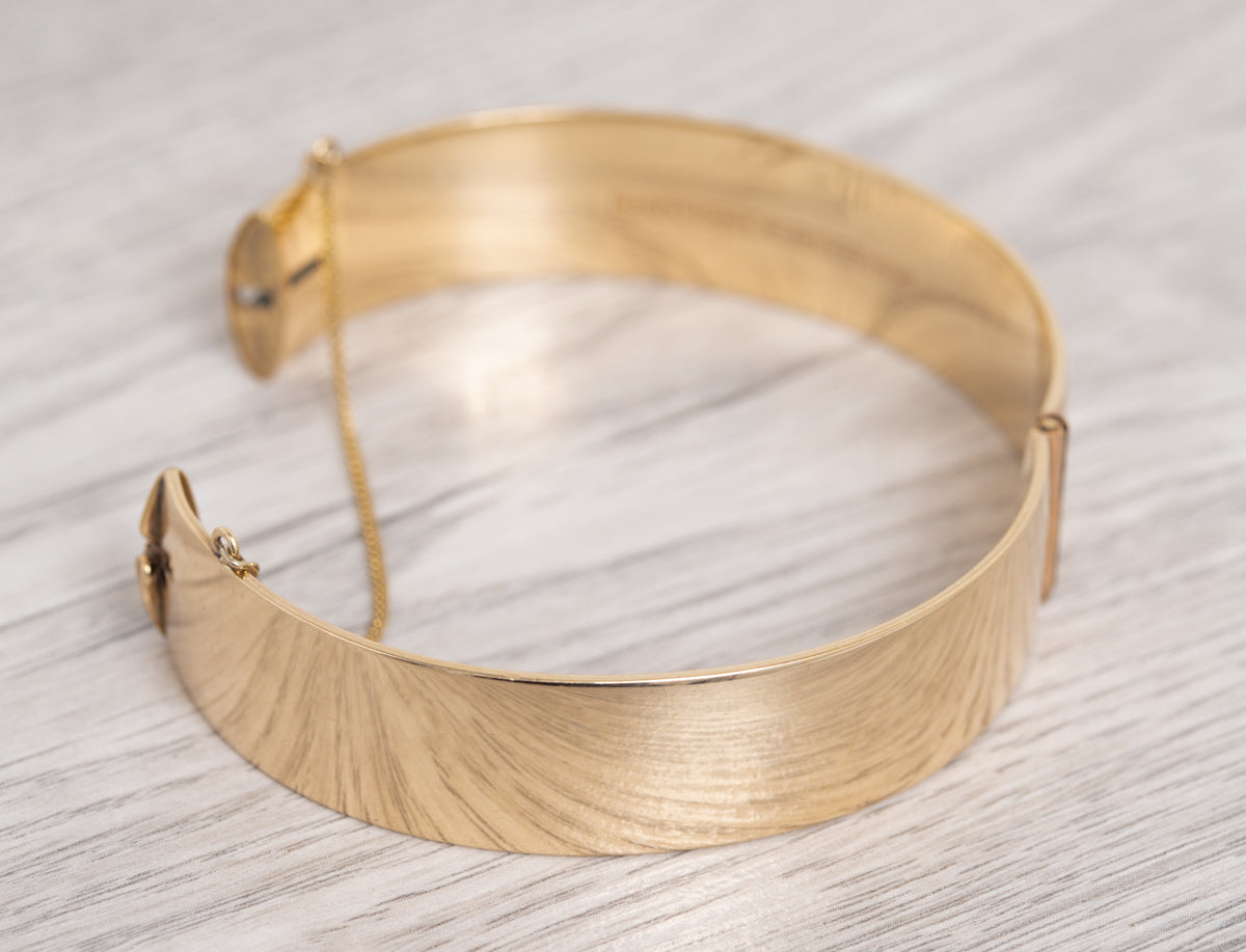 Pheridomania' Date 1907 9ct Gold Bangle – Fetheray