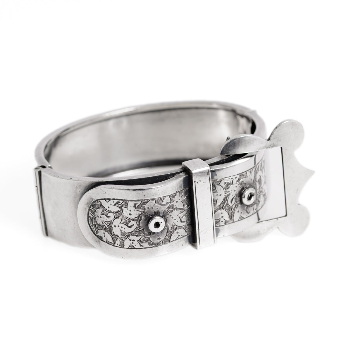 Silver belt hot sale buckle bracelet