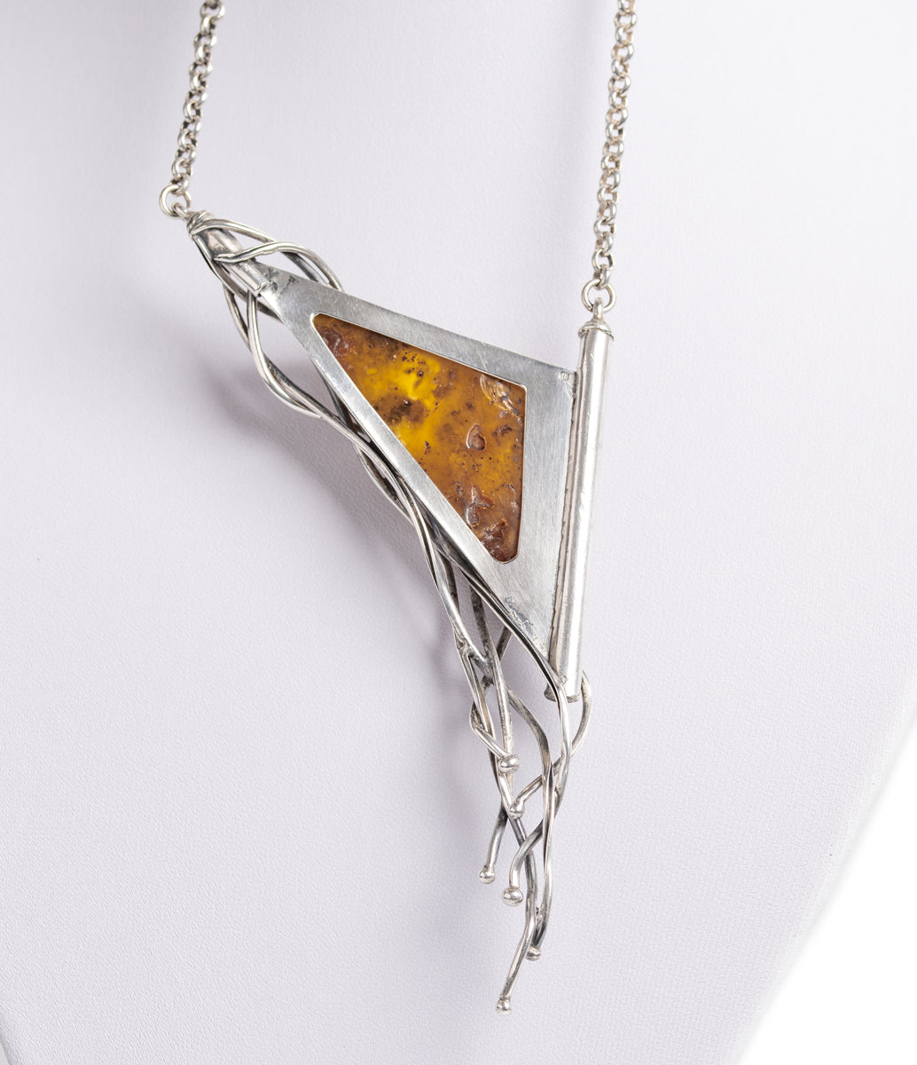 Amber hot sale statement necklace