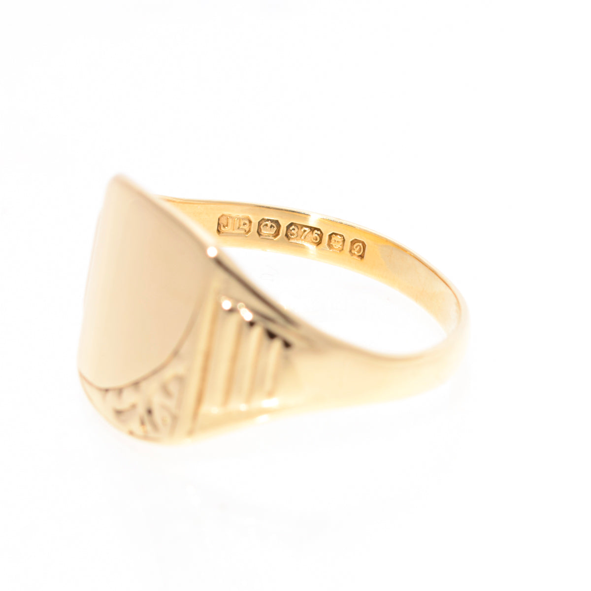 Mens vintage hot sale signet rings