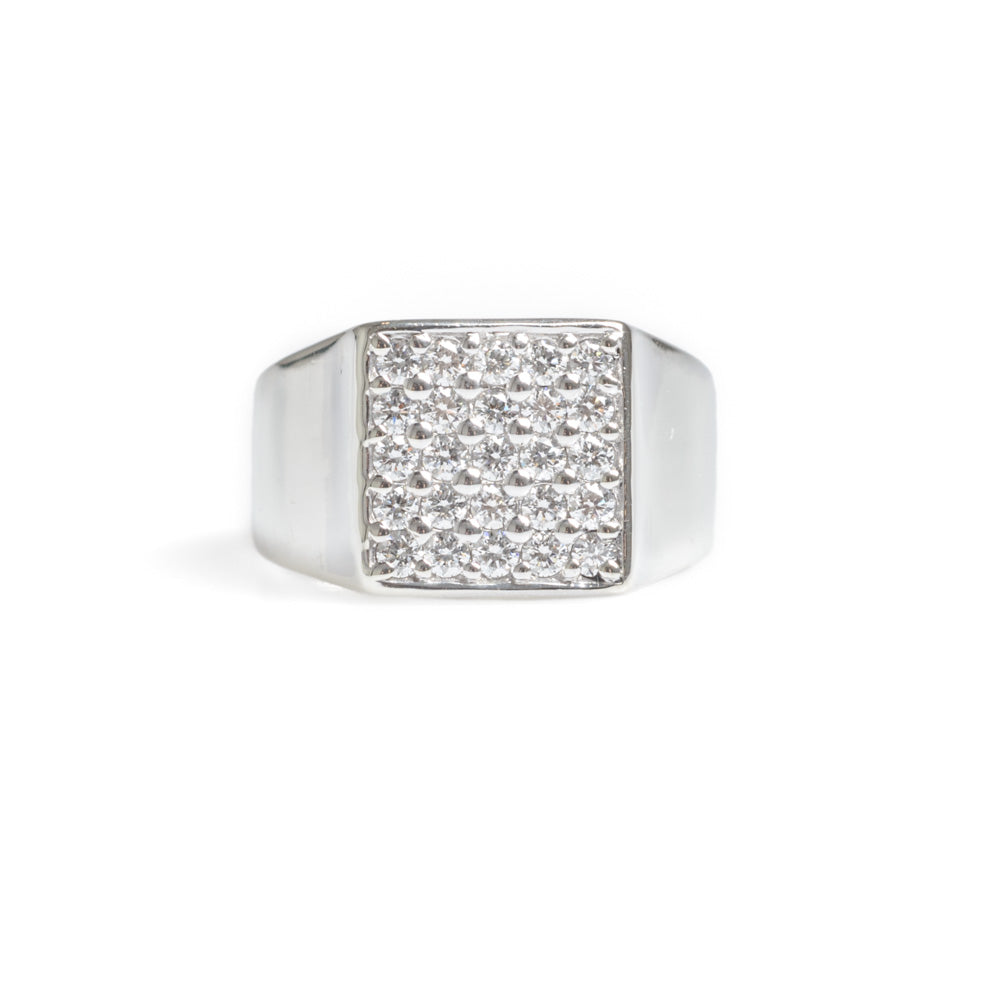 Square diamond hot sale ring designs