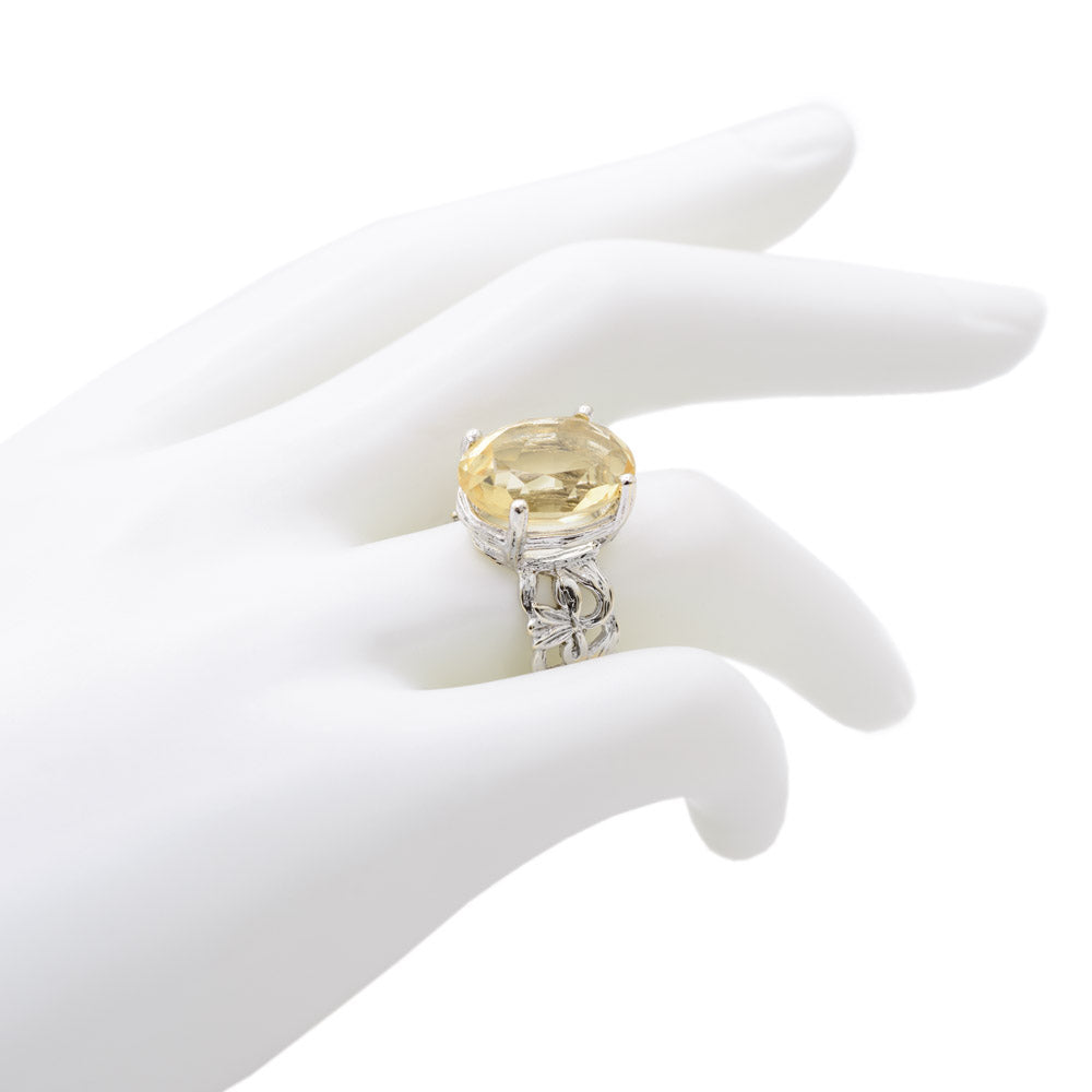 Lemon hot sale citrine ring